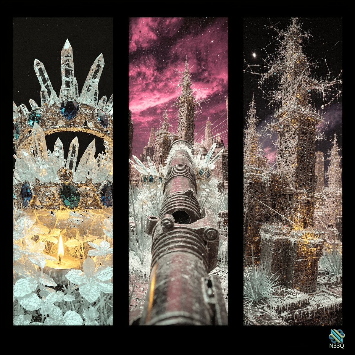 Crystal Crown Rusty Cannon Frozen Ruins