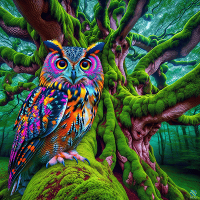 AI-generated artwork #14 — N33Q AI art gallery