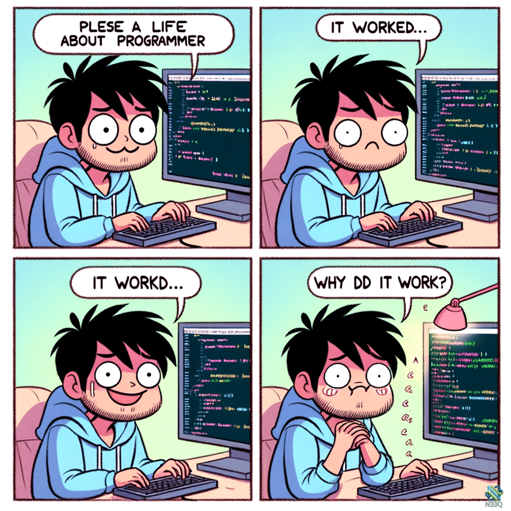 Programmer Questions Unexpected Code Success in Comic
