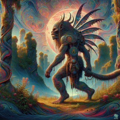 AI-generated artwork #82 — N33Q AI art gallery