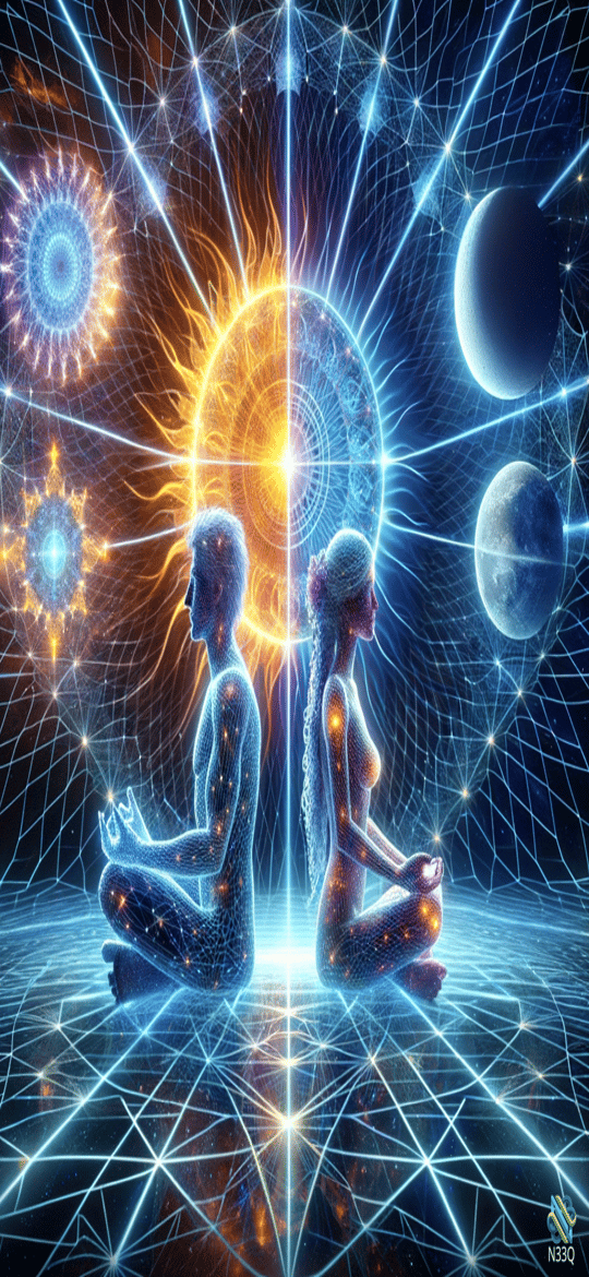 Sun and Moon Meditation in Cosmic Grid