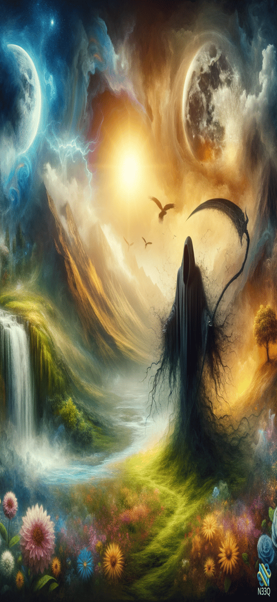 Grim Reaper in Celestial Meadow