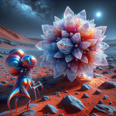 AI-generated artwork #284 — N33Q AI art gallery
