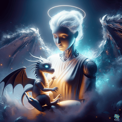AI-generated artwork #328 — N33Q AI art gallery