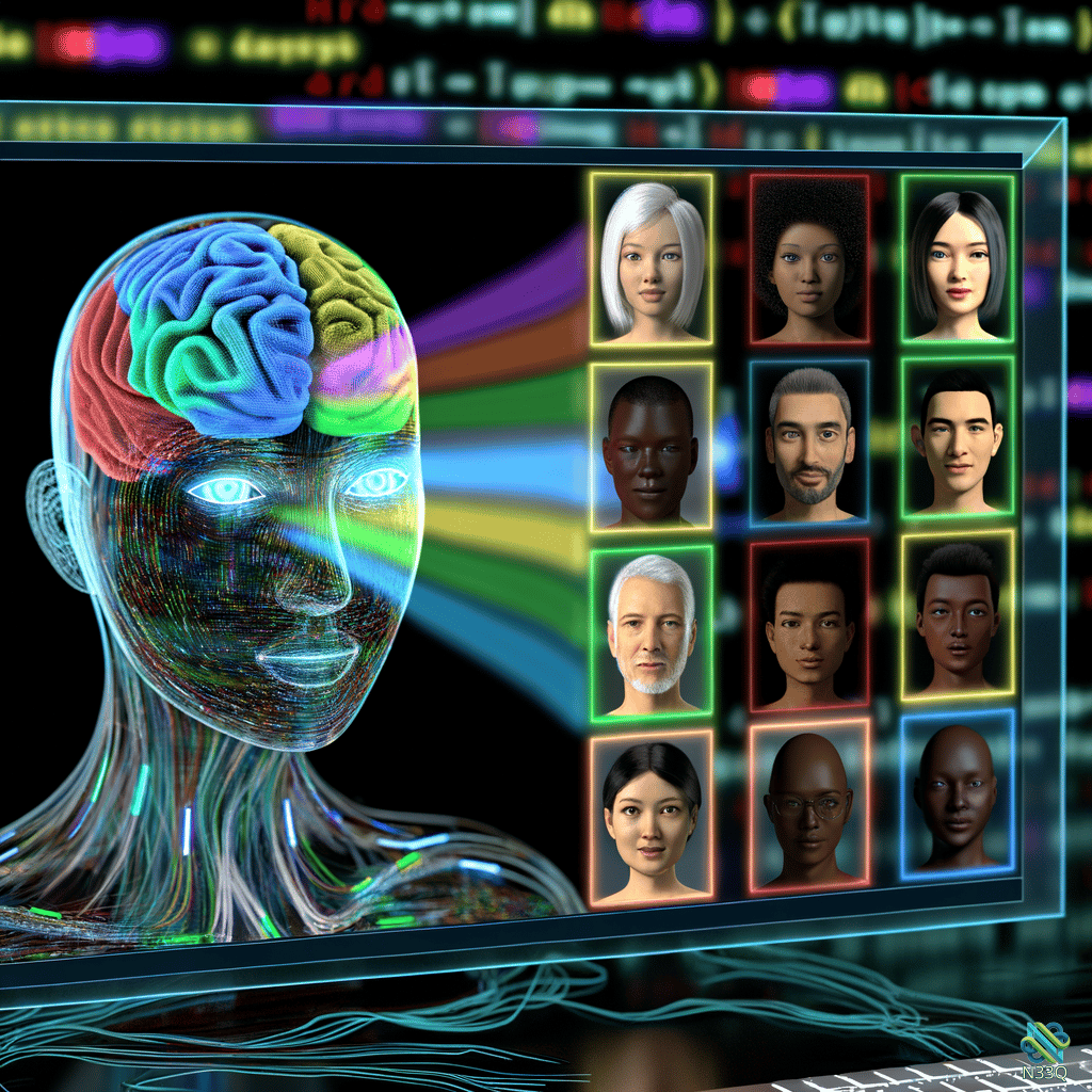 Holographic Brain Projecting Diverse Portraits