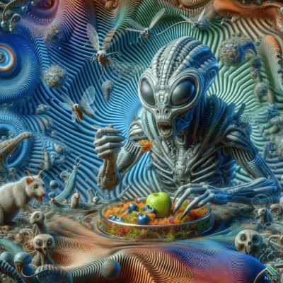 AI-generated artwork #376 — N33Q AI art gallery
