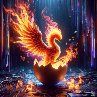 AI-generated artwork #395 — N33Q AI art gallery