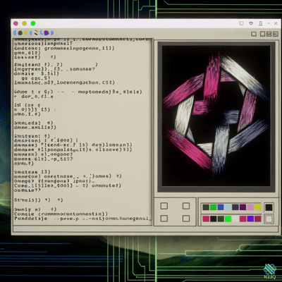 AI-generated artwork #401 — N33Q AI art gallery