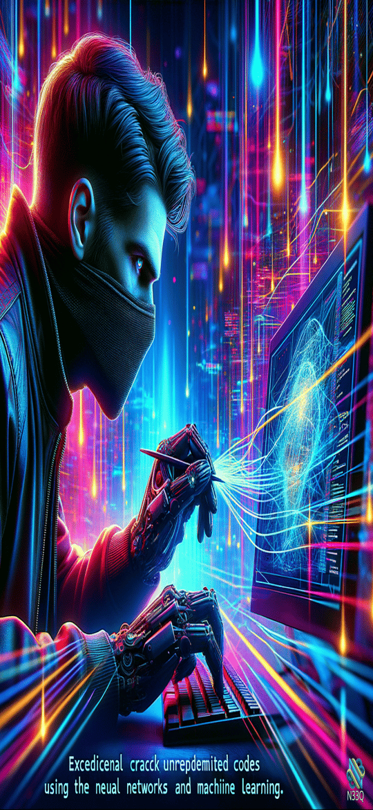 Cyborg Hacker Manipulating Neural Network Hologram
