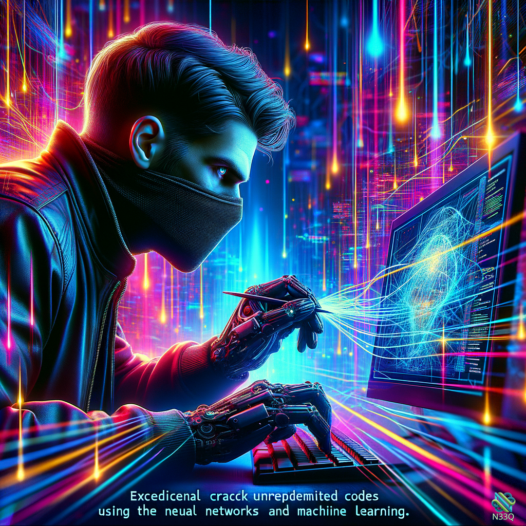 Cyborg Hacker Manipulating Neural Network Hologram
