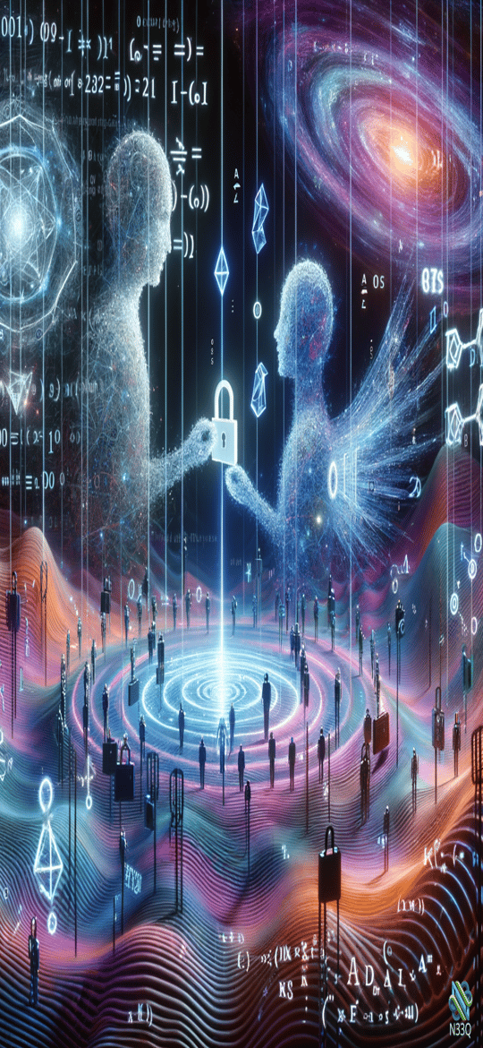 Ethereal Figures Exchange Padlock in Cosmos