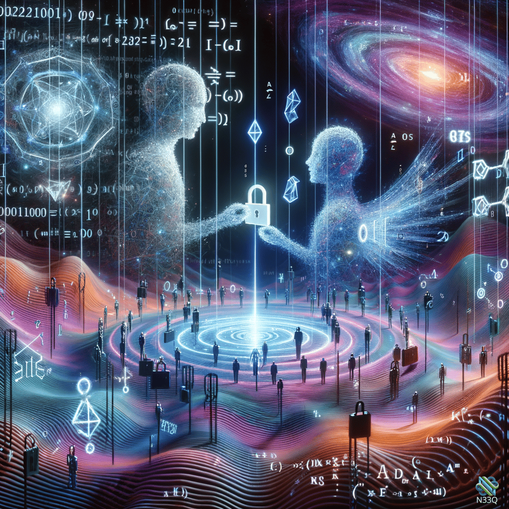 Ethereal Figures Exchange Padlock in Cosmos