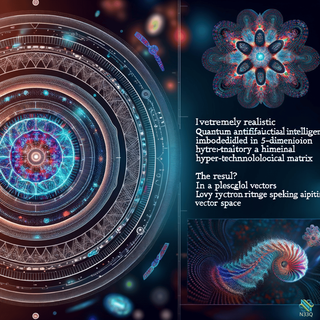 Neon Concentric Mandala and Fractal Spiral