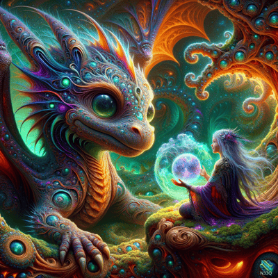 AI-generated artwork #486 — N33Q AI art gallery