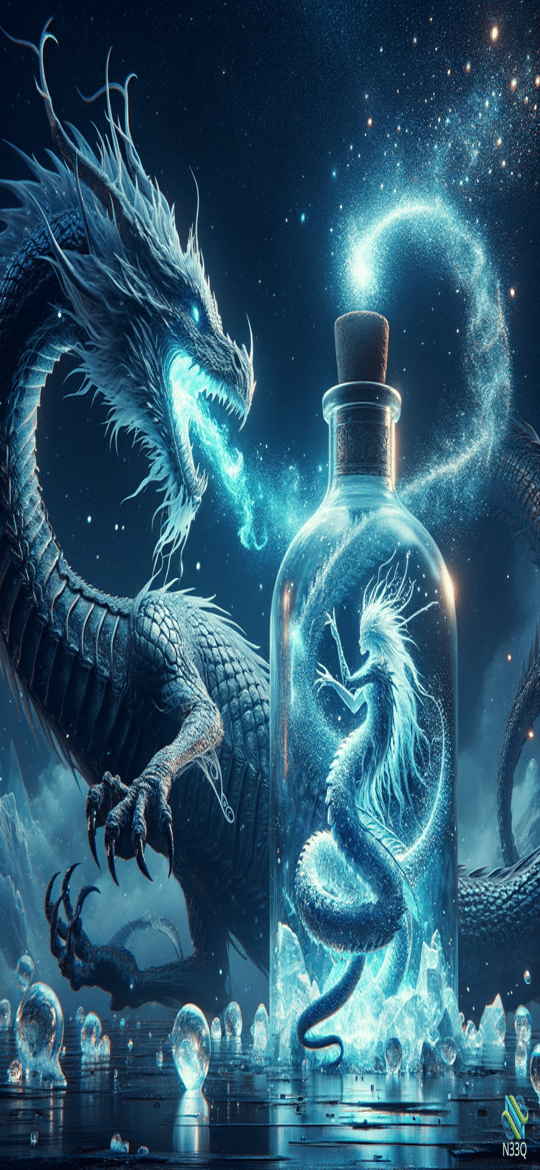 Blue Dragon and Bottled Ethereal Dragon