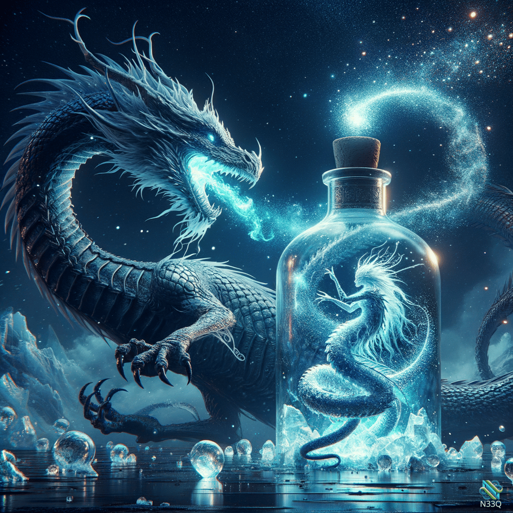 Blue Dragon and Bottled Ethereal Dragon