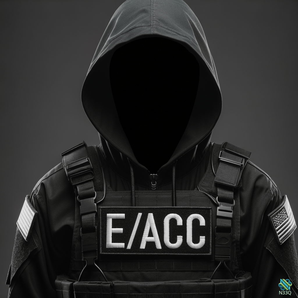 Hooded Figure in E/ACC Tactical Vest