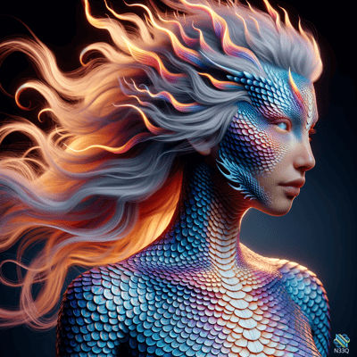 AI-generated artwork #709 — N33Q AI art gallery