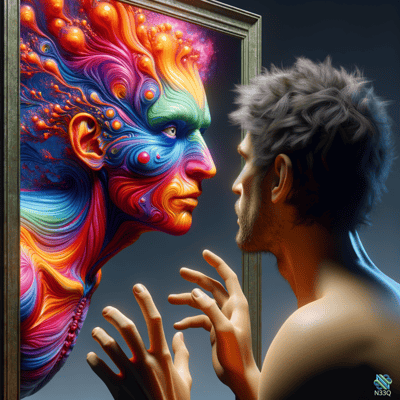 AI-generated artwork #715 — N33Q AI art gallery