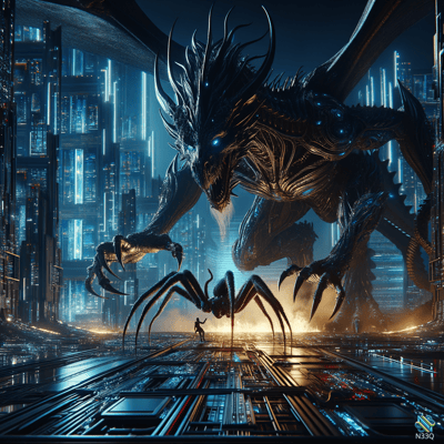 AI-generated artwork #764 — N33Q AI art gallery