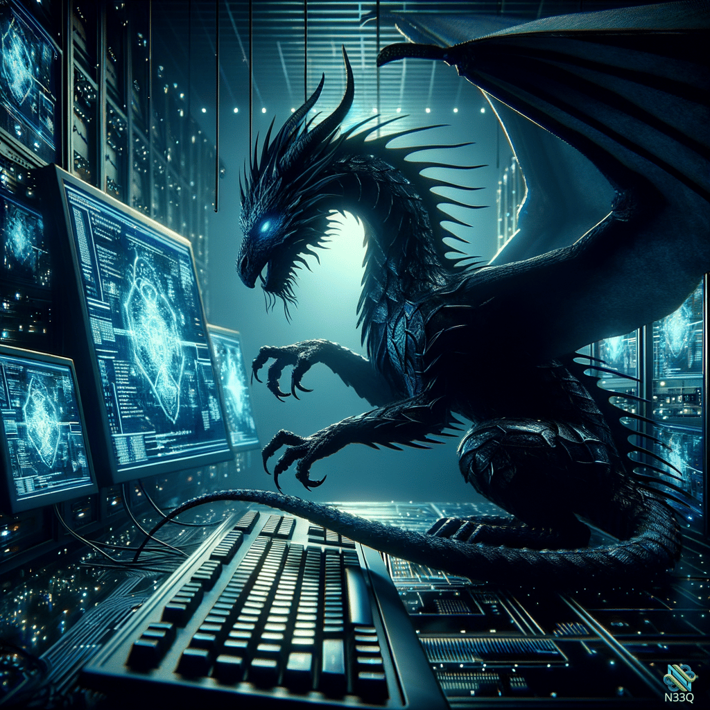Black Dragon in Server Room
