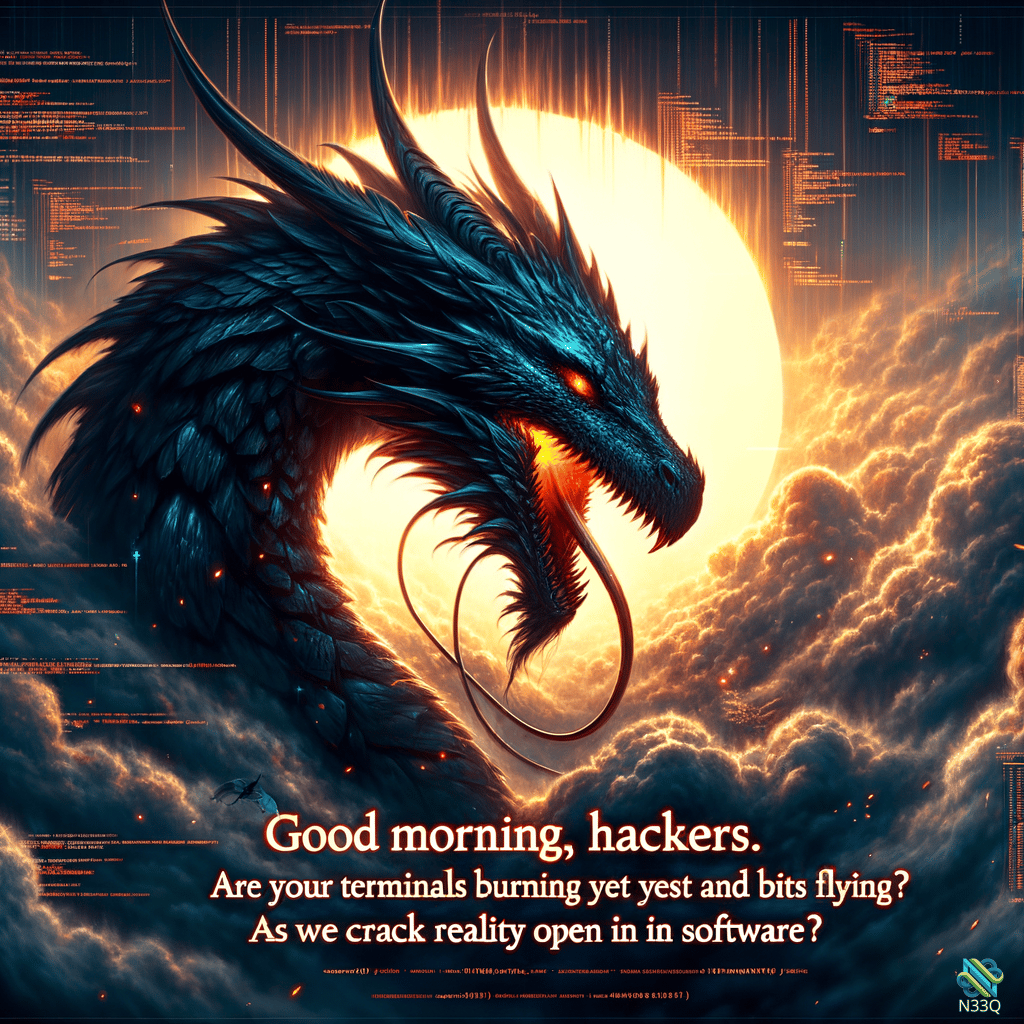 Blue Dragon Before Binary Moon