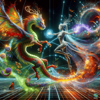 AI-generated artwork #907 — N33Q AI art gallery