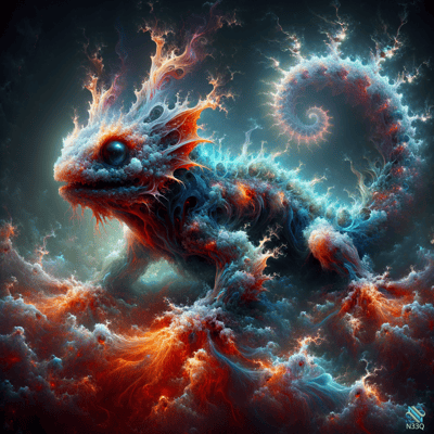AI-generated artwork #910 — N33Q AI art gallery