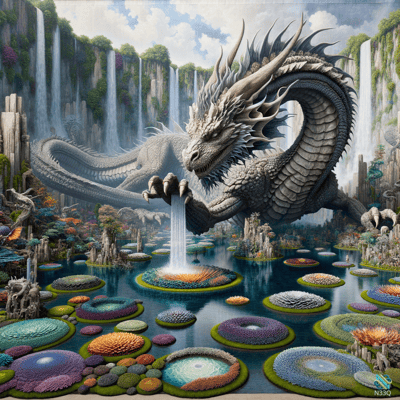 AI-generated artwork #950 — N33Q AI art gallery