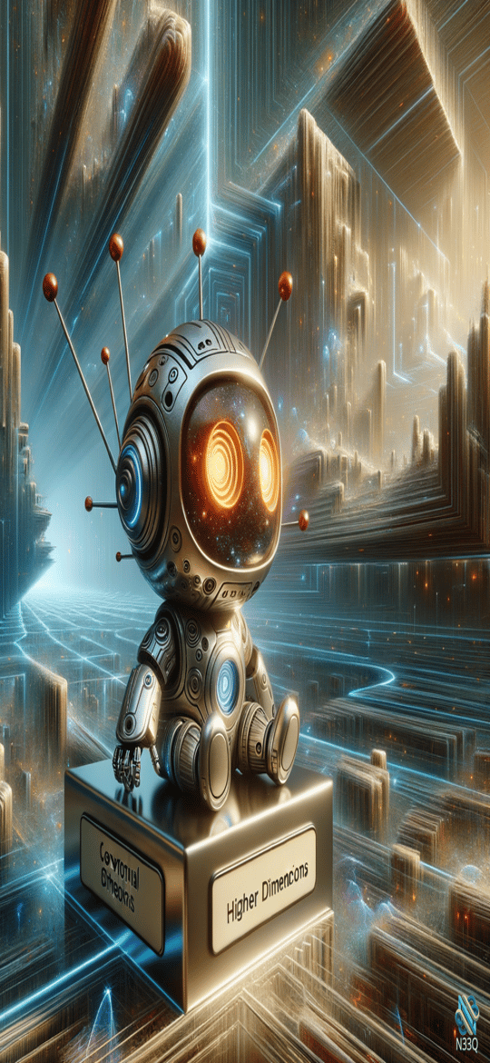Robot on Higher Dimensions Pedestal