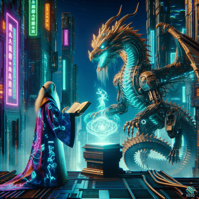 AI-generated artwork #1164 — N33Q AI art gallery