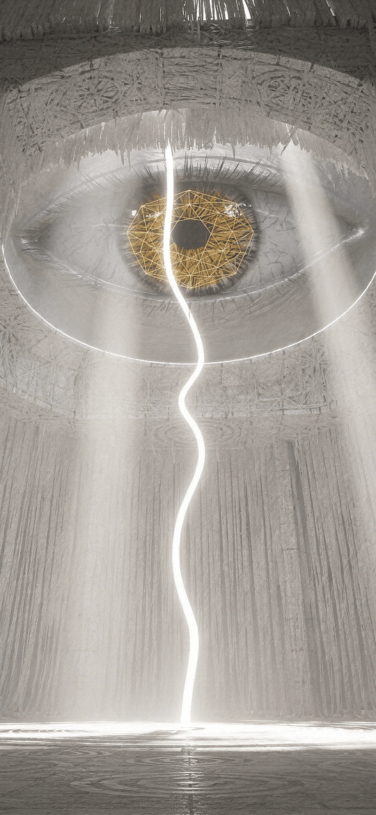 Lightning Bolt from Colossal Stone Eye