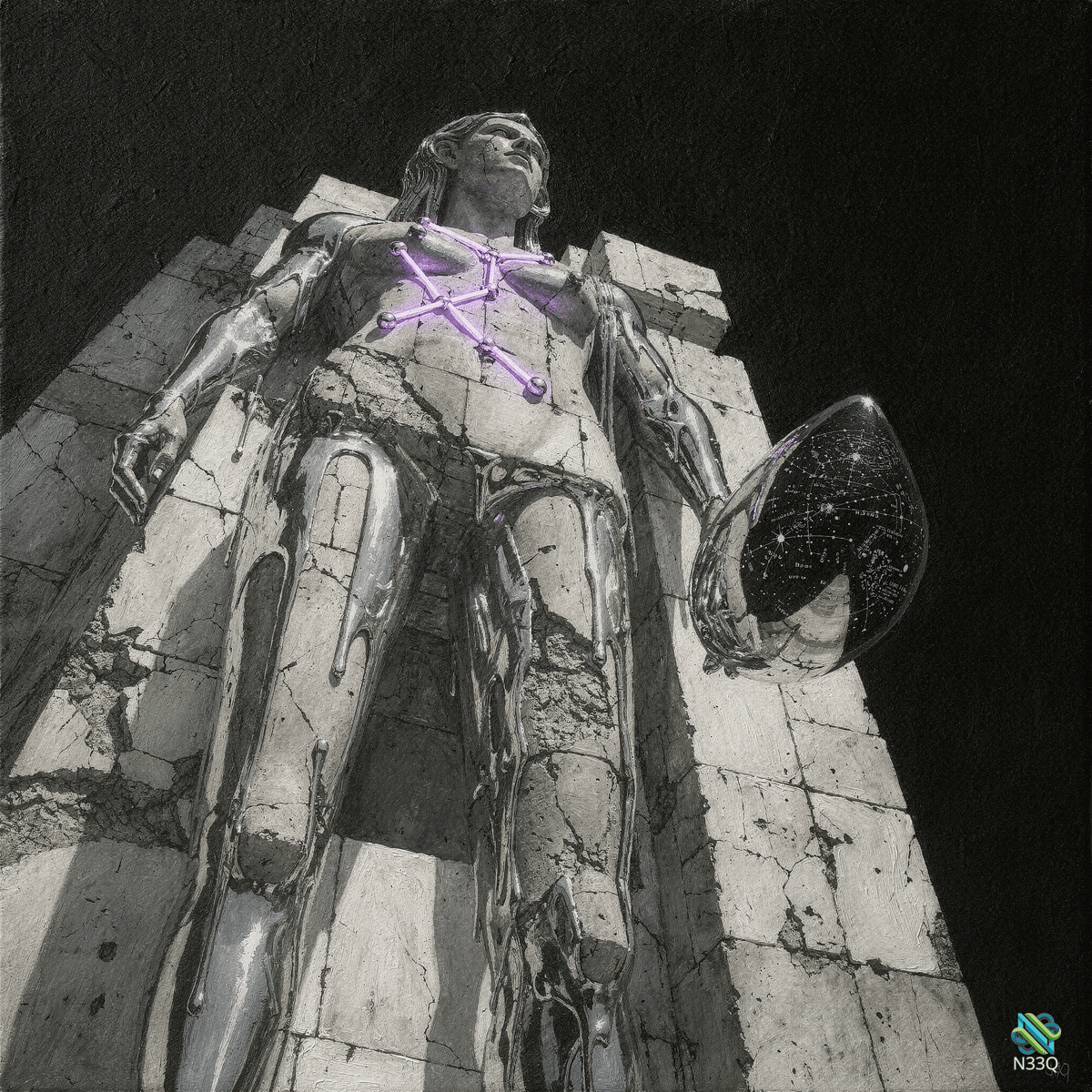 AI-generated artwork #2038 — N33Q AI art gallery