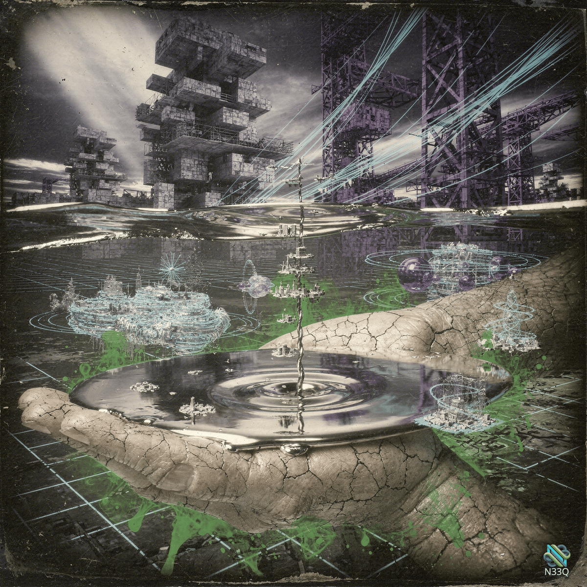 AI-generated artwork #2039 — N33Q AI art gallery