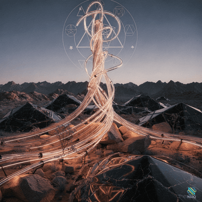 Twisted Light Vortex in Desert Mountains