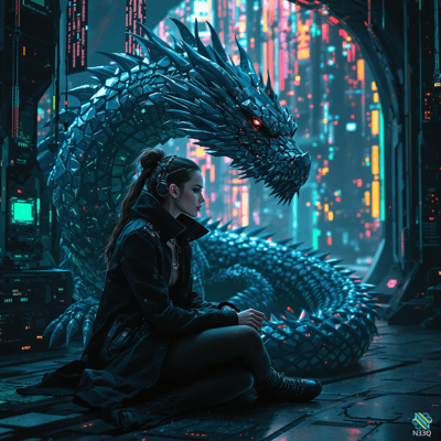 AI-generated artwork #1359 — N33Q AI art gallery