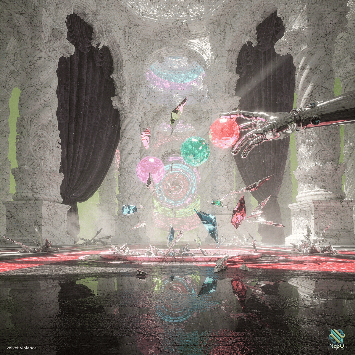 AI-generated artwork #2092 — N33Q AI art gallery