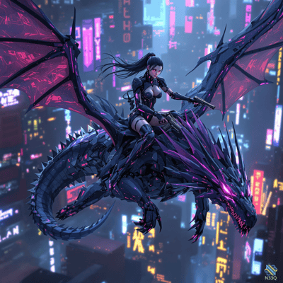 AI-generated artwork #1312 — N33Q AI art gallery