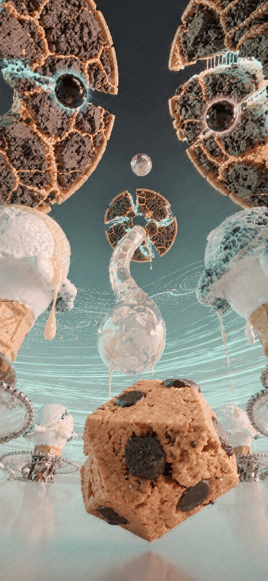 Melting Ice Cream and Broken Cookies