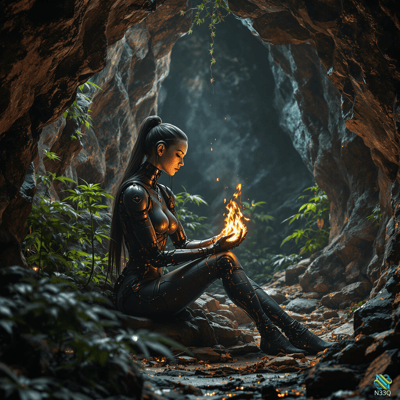 AI-generated artwork #1201 — N33Q AI art gallery