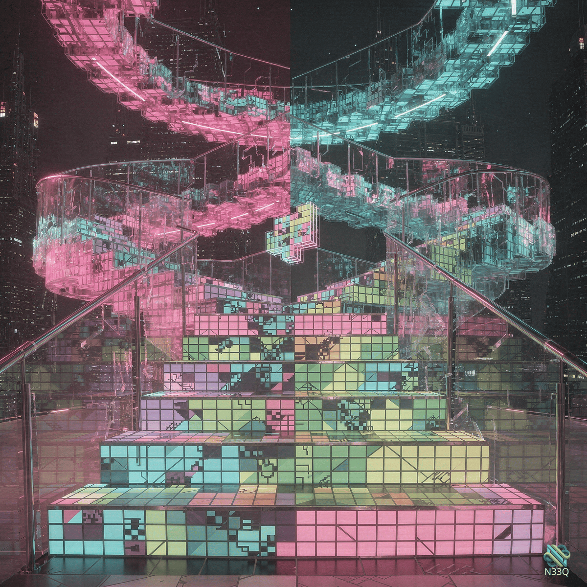 AI-generated artwork #2017 — N33Q AI art gallery