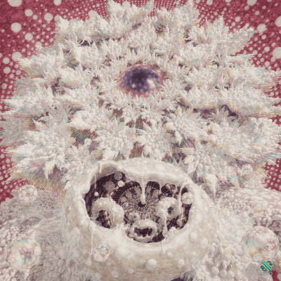 White Fluffy Creature with Dripping Mouth