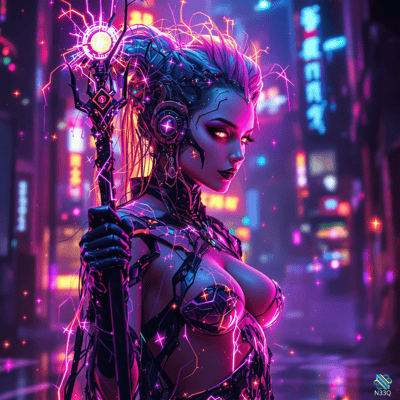 AI-generated artwork #1330 — N33Q AI art gallery