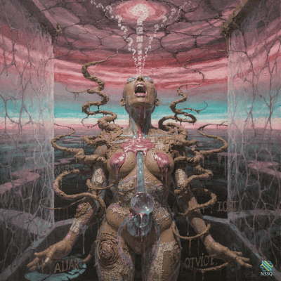 Grotesque Female with Tentacles in Cracked Chamber